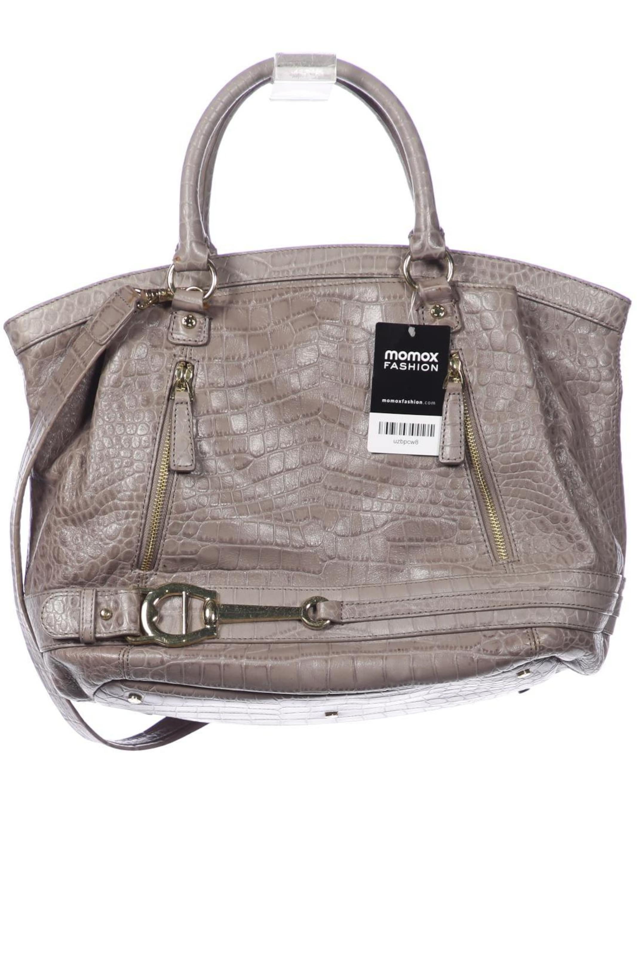 Aigner Umhaengetasche Aigner Tasche Silber Leder Handtasche Aigner