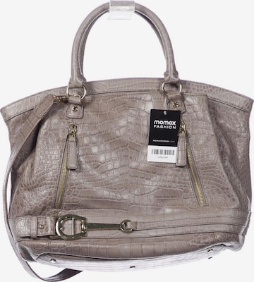 Aigner Umhaengetasche Aigner Tasche Silber Leder Handtasche Aigner