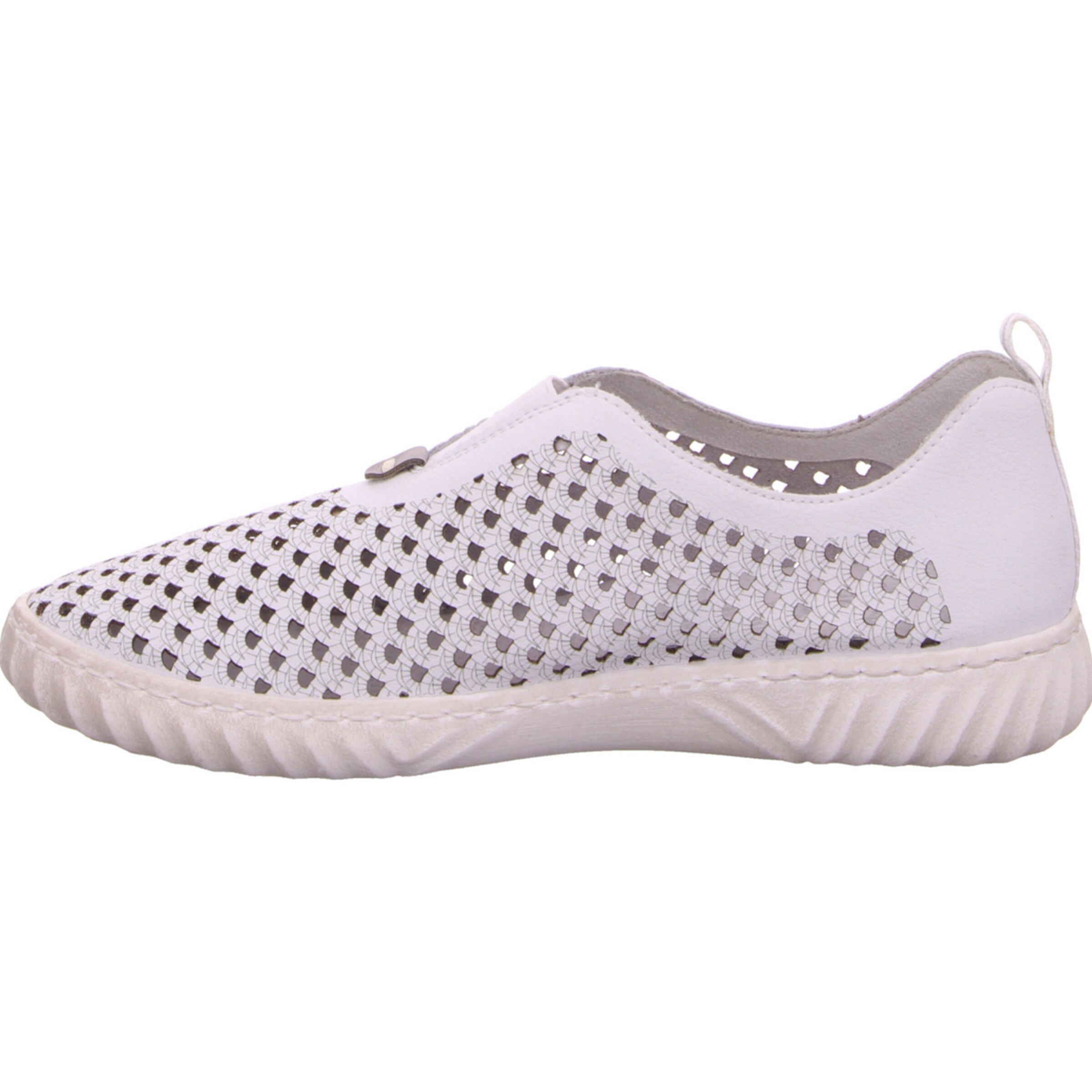 Rieker Classic Flats in White