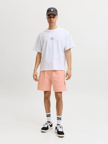 JACK & JONES - Loosefit Pantalón 'JPSTKarl Norrebro' en naranja