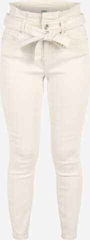 Only Tall Jeans 'HUSH' in White: front