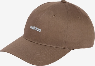 ADIDAS PERFORMANCE - Boné desportivo em castanho: frente