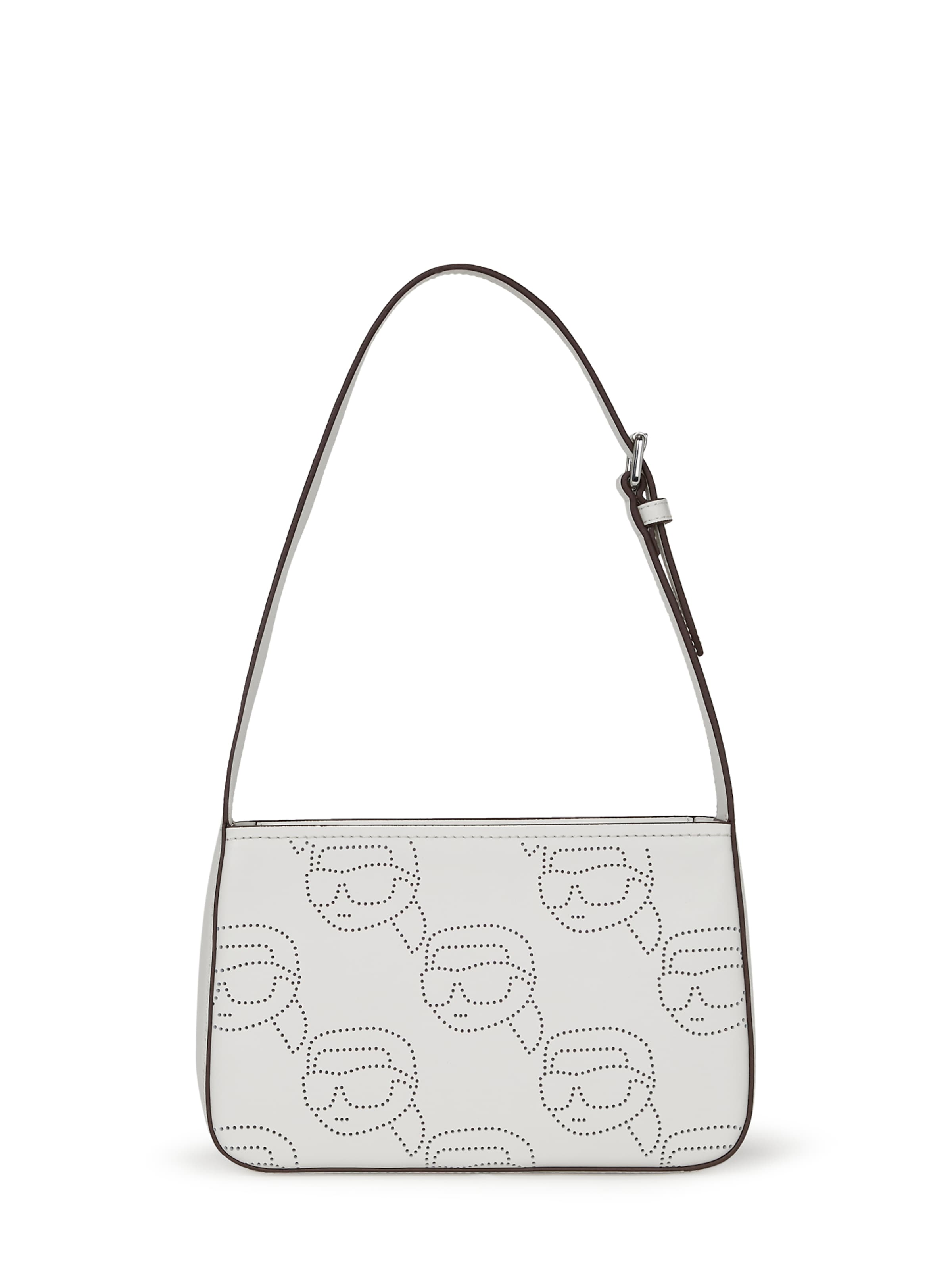 Karl Lagerfeld Чанта за през рамо 'Ikonik' в бяло