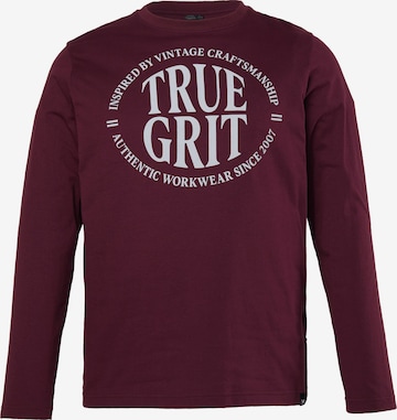 Men Plus Shirt in Purple: front