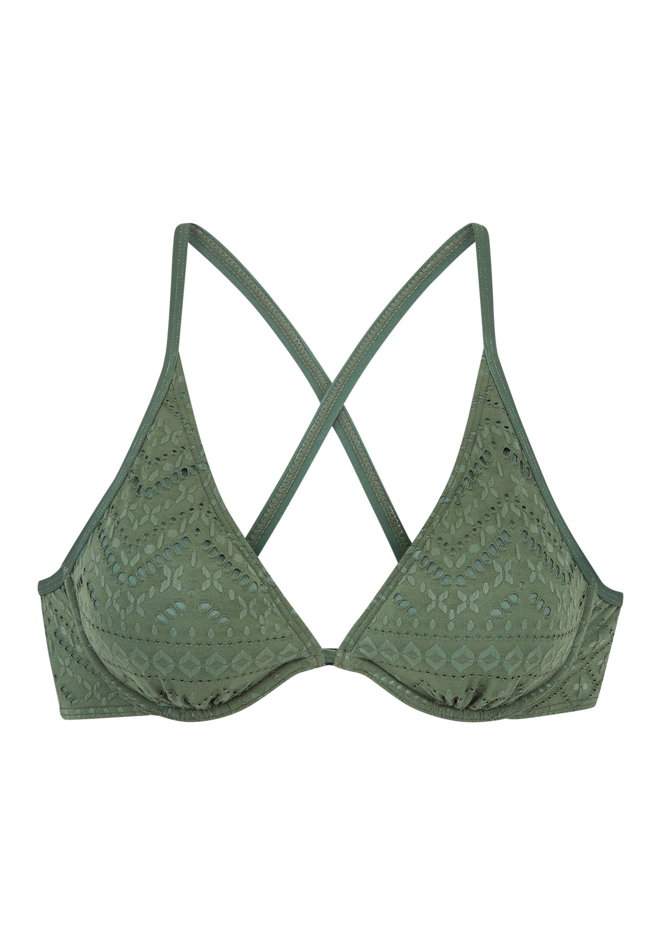 Triangolo Top per bikini di LASCANA in verde: frontale