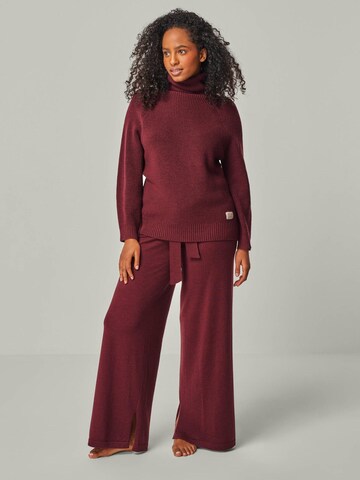 YOU LOOK PERFECT Huispak 'LOUNGEWEAR SET - Eve & Bailey' in Rood