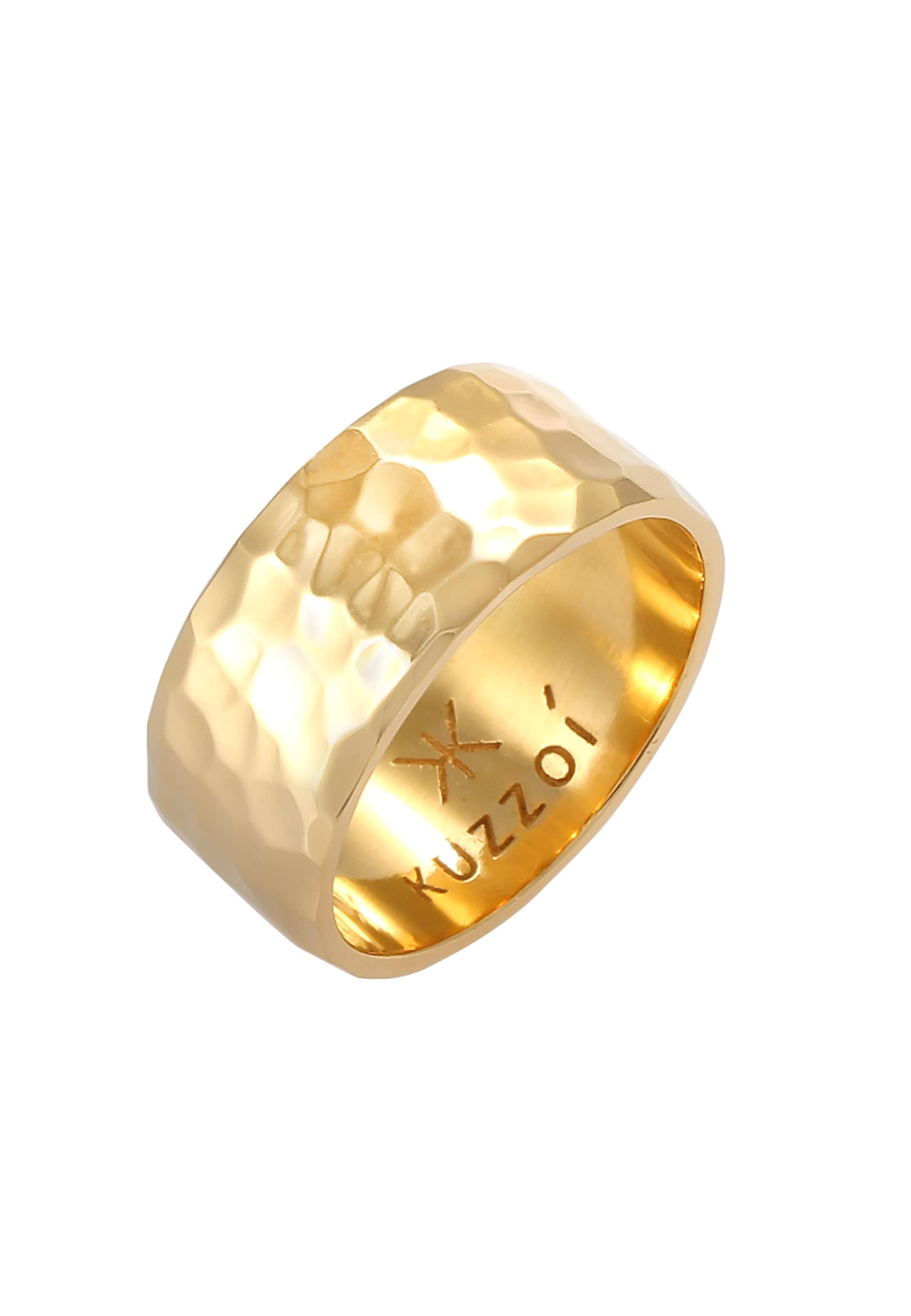 KUZZOI Ring in Gold: Vorderseite