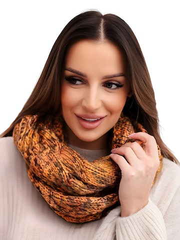 Lumera Tube Scarf in Yellow: front