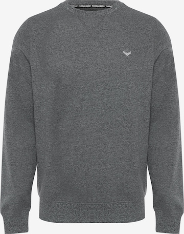 Threadbare Sweatshirt 'Satsuma' in Grey: front