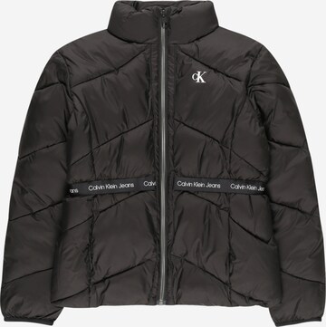 Calvin Klein Jeans Between-Season Jacket in Black: front