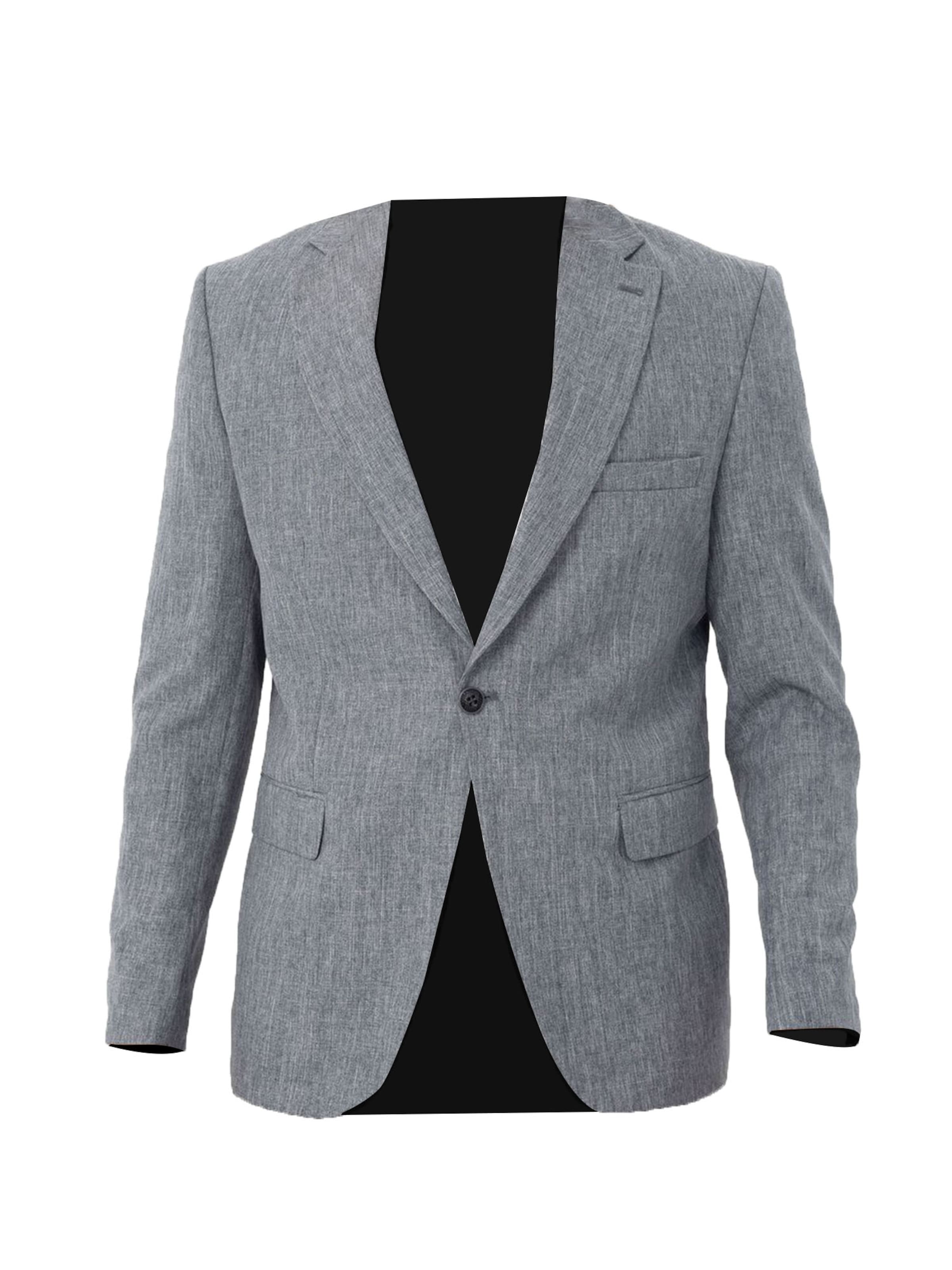 Daniel Hills Regular Fit Sakko in Grau: Vorderseite