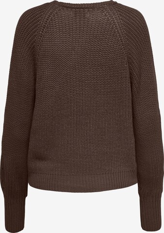 JDY Sweater 'Justy' in Brown