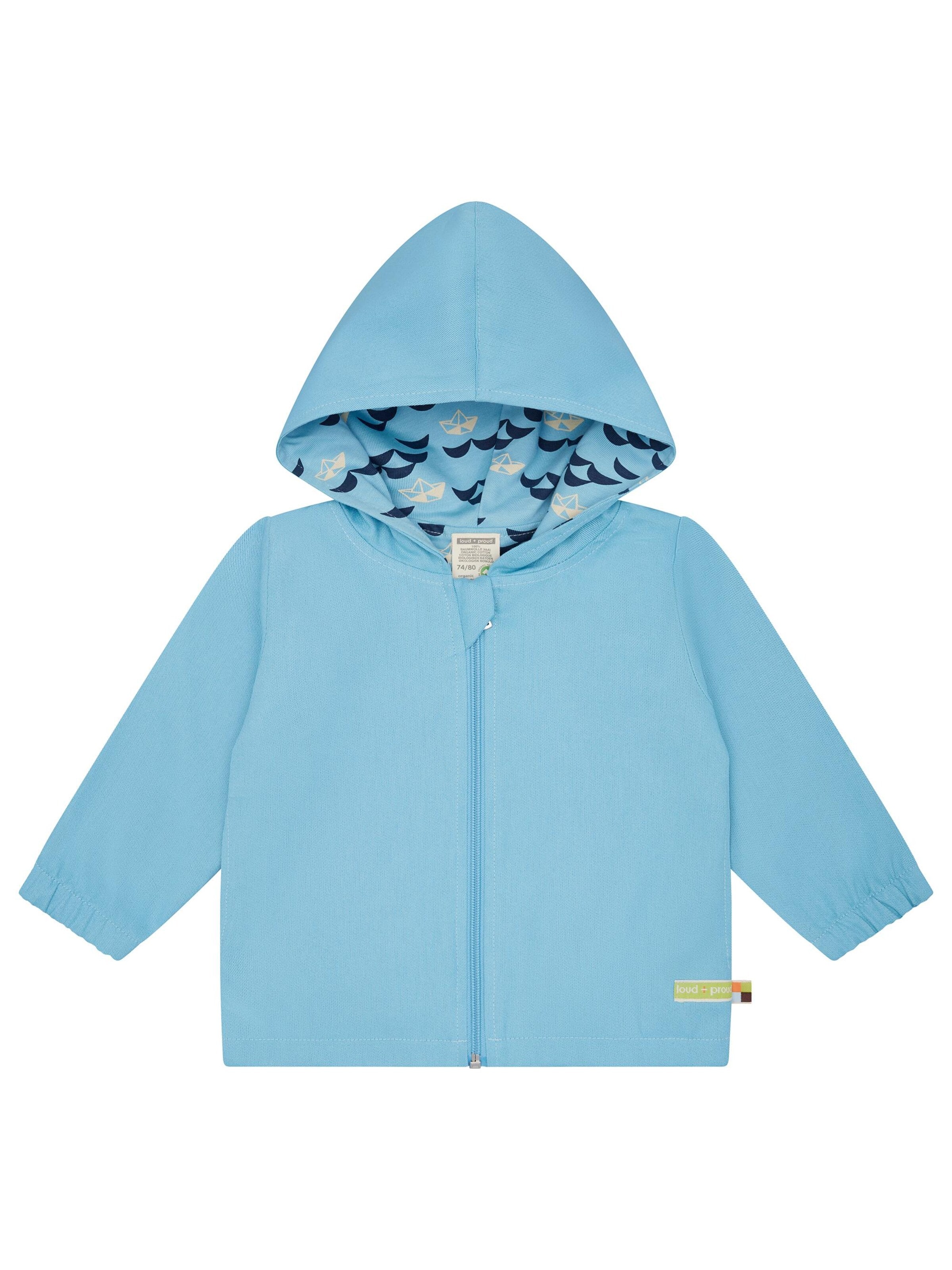 loud + proud Outdoorjacke in Blau: Vorderseite