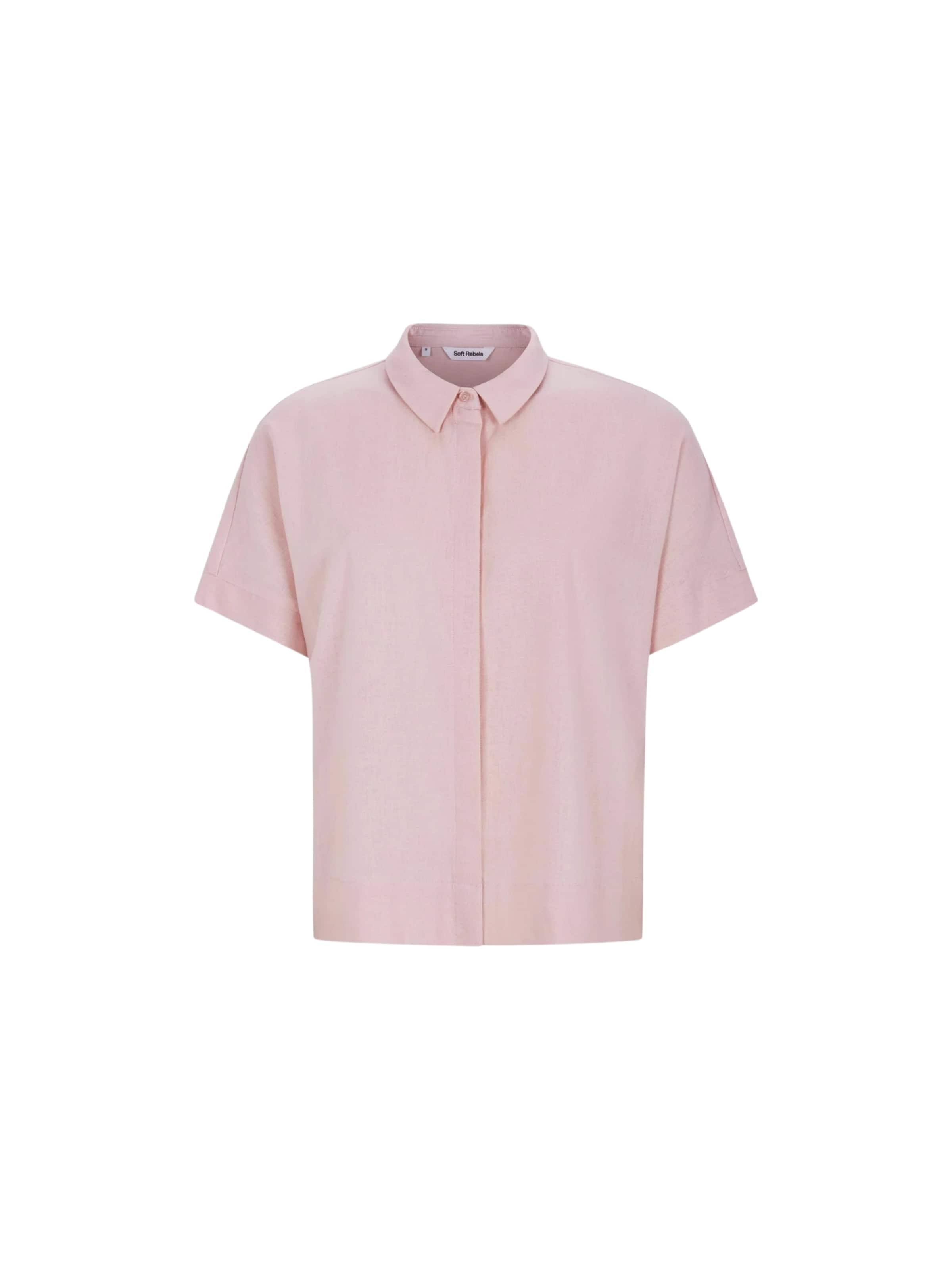 T-shirt ' SRYindi ' Soft Rebels en violet : devant