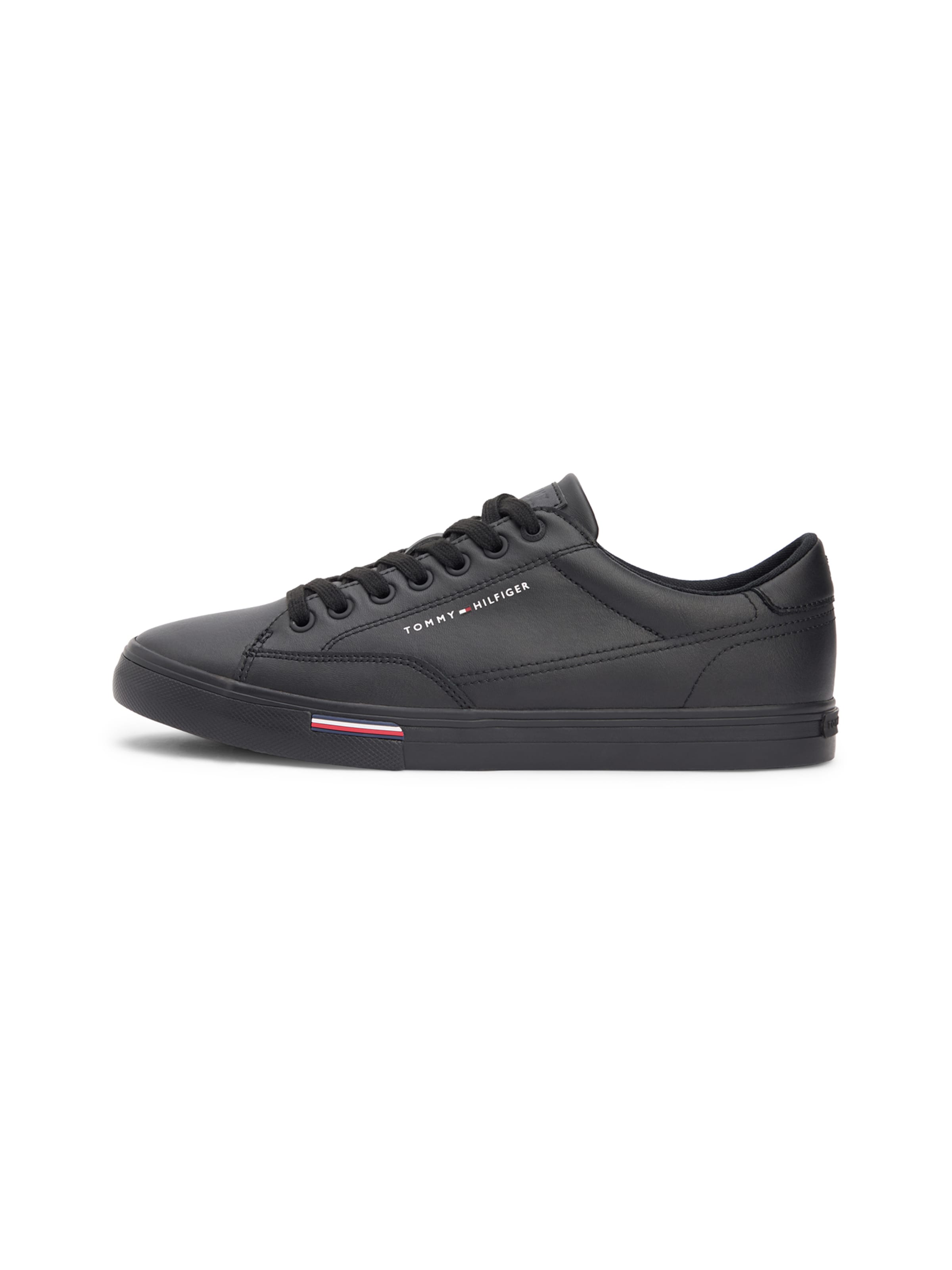 TOMMY HILFIGER Trainers in Black: front