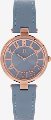 FURLA Analog Watch 'NEW CLUB ' in Blue: front