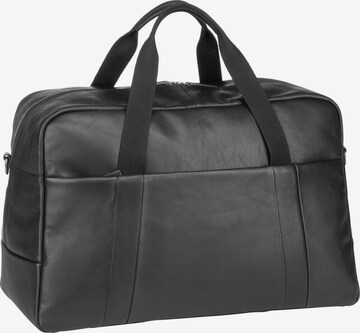 LEONHARD HEYDEN Weekender 'Hamburg ' in Black: front