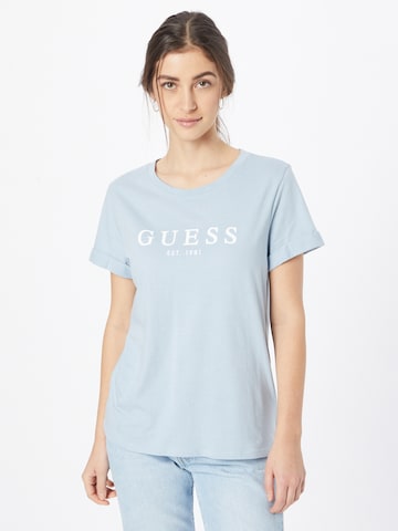 GUESS Shirt in Blauw: voorkant