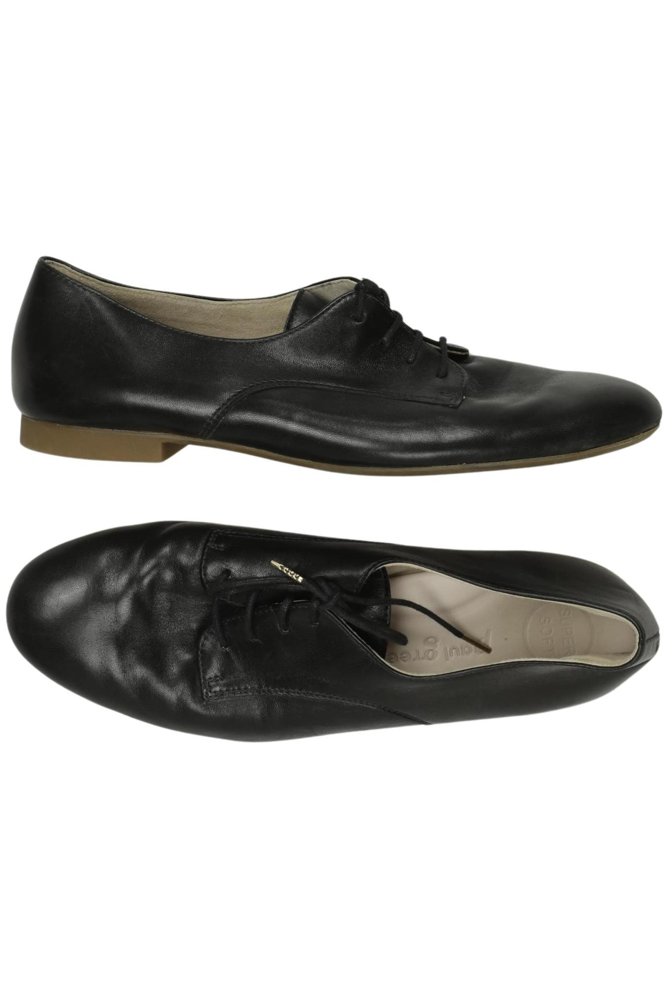 Paul Green Flats & Loafers in 39 in Black: front