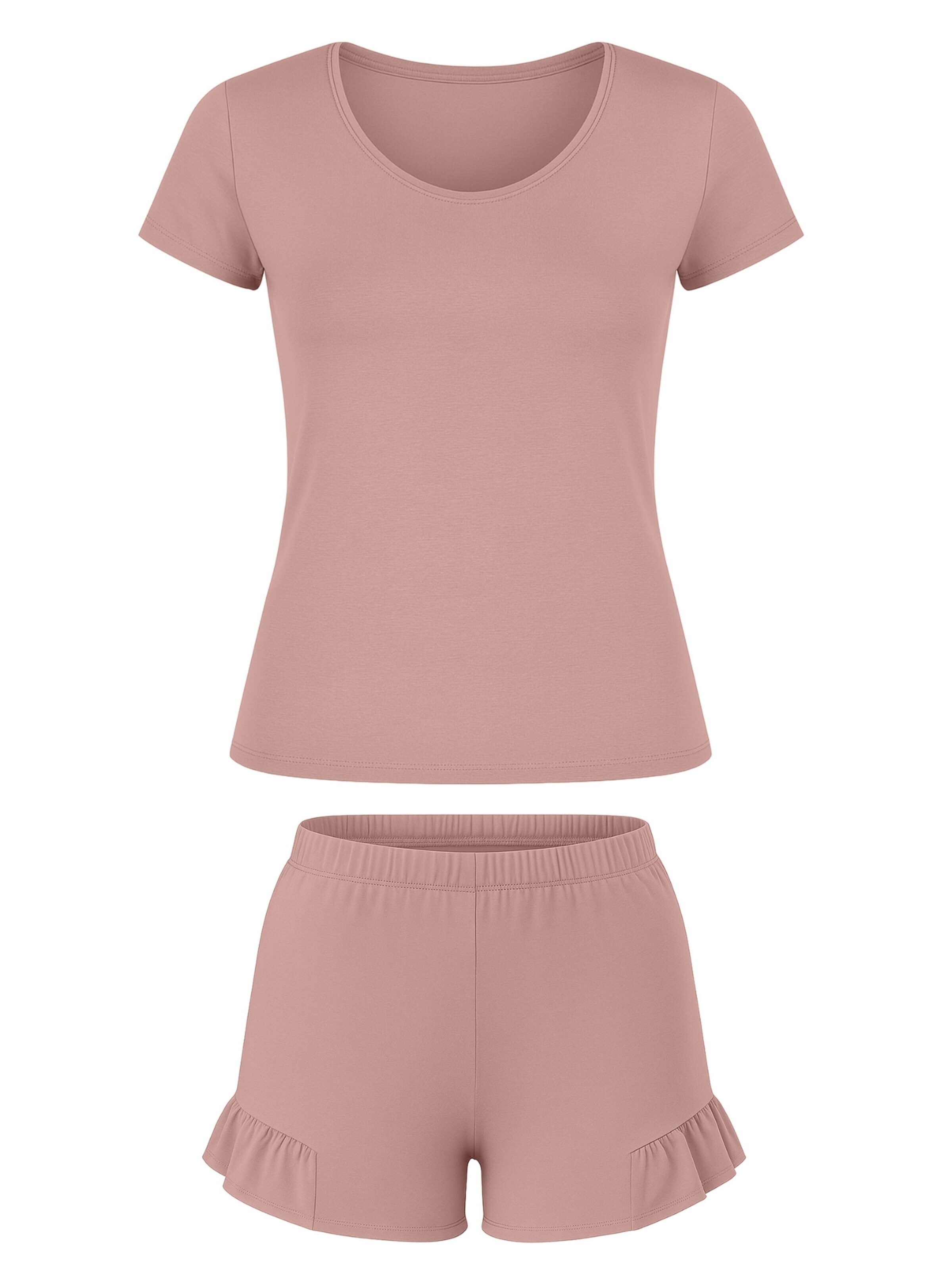 Vivisence Pyjama '2056' in Roze: voorkant