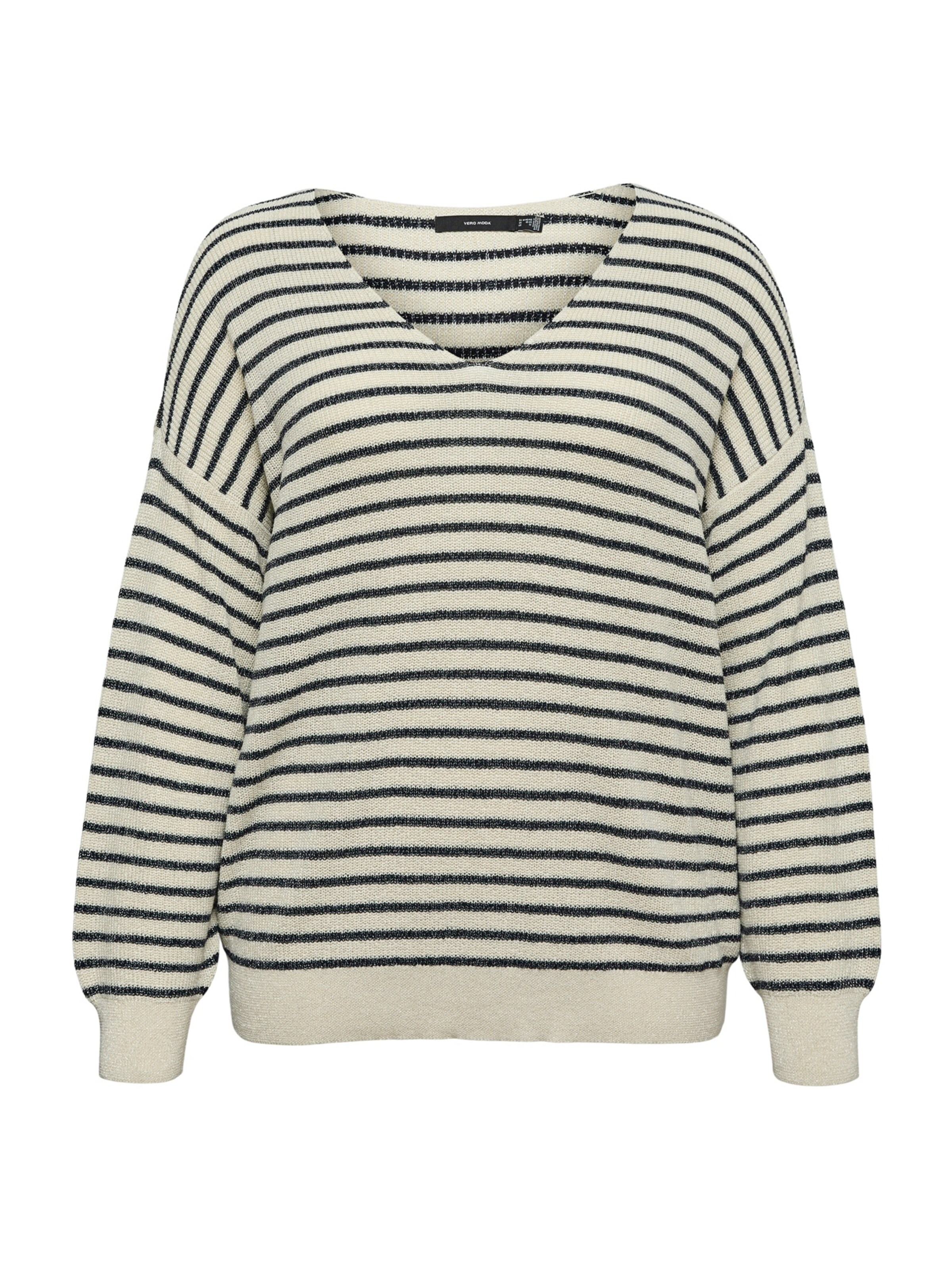Vero Moda Curve Pullover 'VMCNew Lexsun' in Beige: Vorderseite