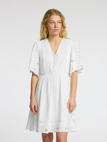 SELECTED FEMME Kjole 'SLFDAHLIA' i hvid: forside