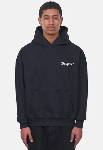 DropsizeSweater majica 'Stay Strong' - crna boja