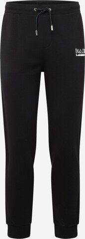 Karl Lagerfeld Zúžený Kalhoty – černá: přední strana