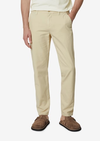 Effilé Pantalon chino ' OSBY ' Marc O'Polo en beige : devant