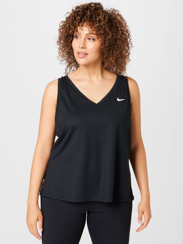 Sport top 'Victory' de la Nike Sportswear pe negru: față