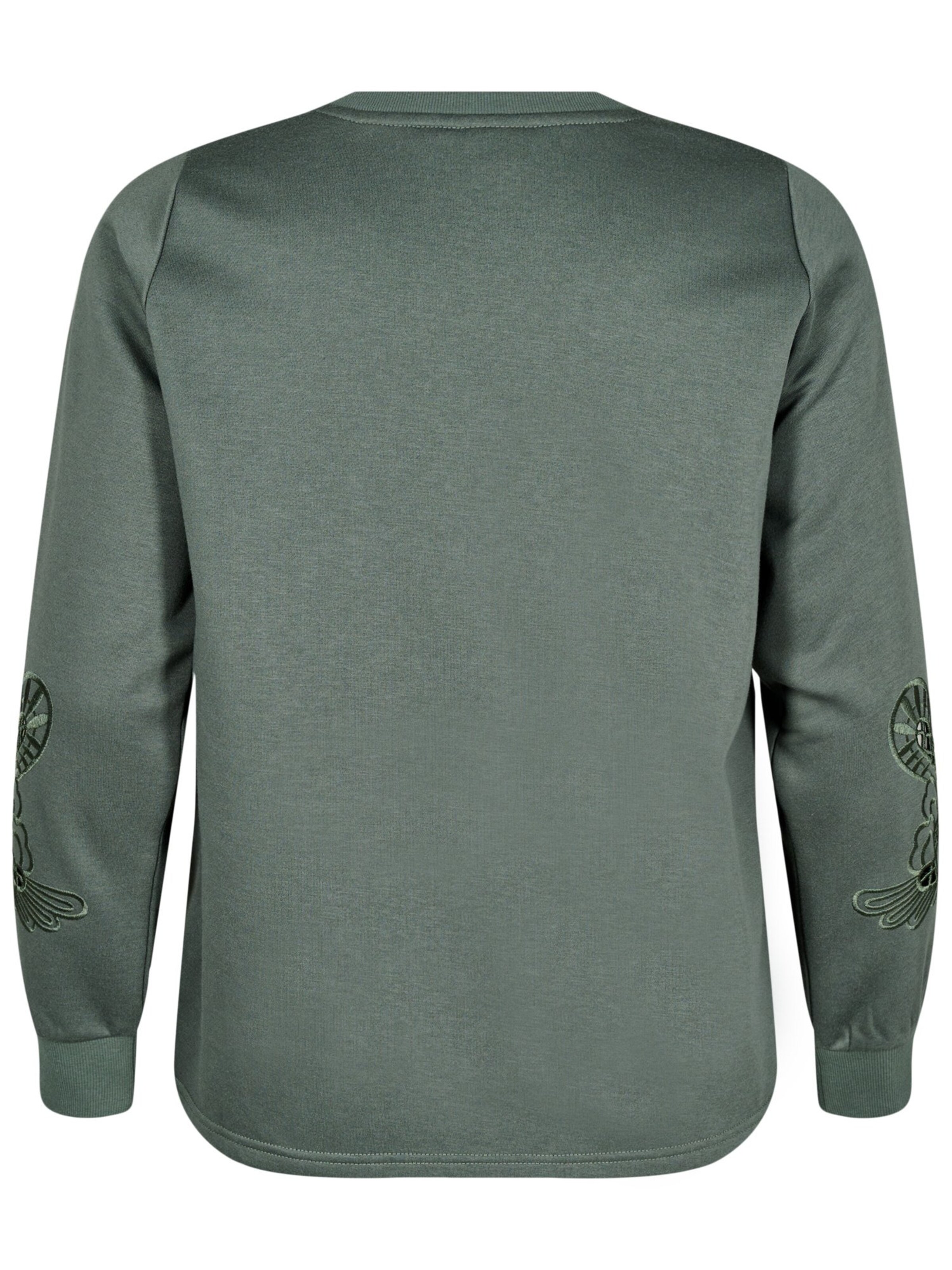 Zizzi Mikina 'CATILDA' - Zelená