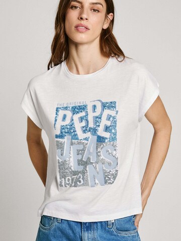 Pepe Jeans T-Shirt 'Viti' in Weiß