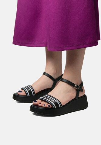 Sandalo 'Glory' di U.S. POLO ASSN. in nero
