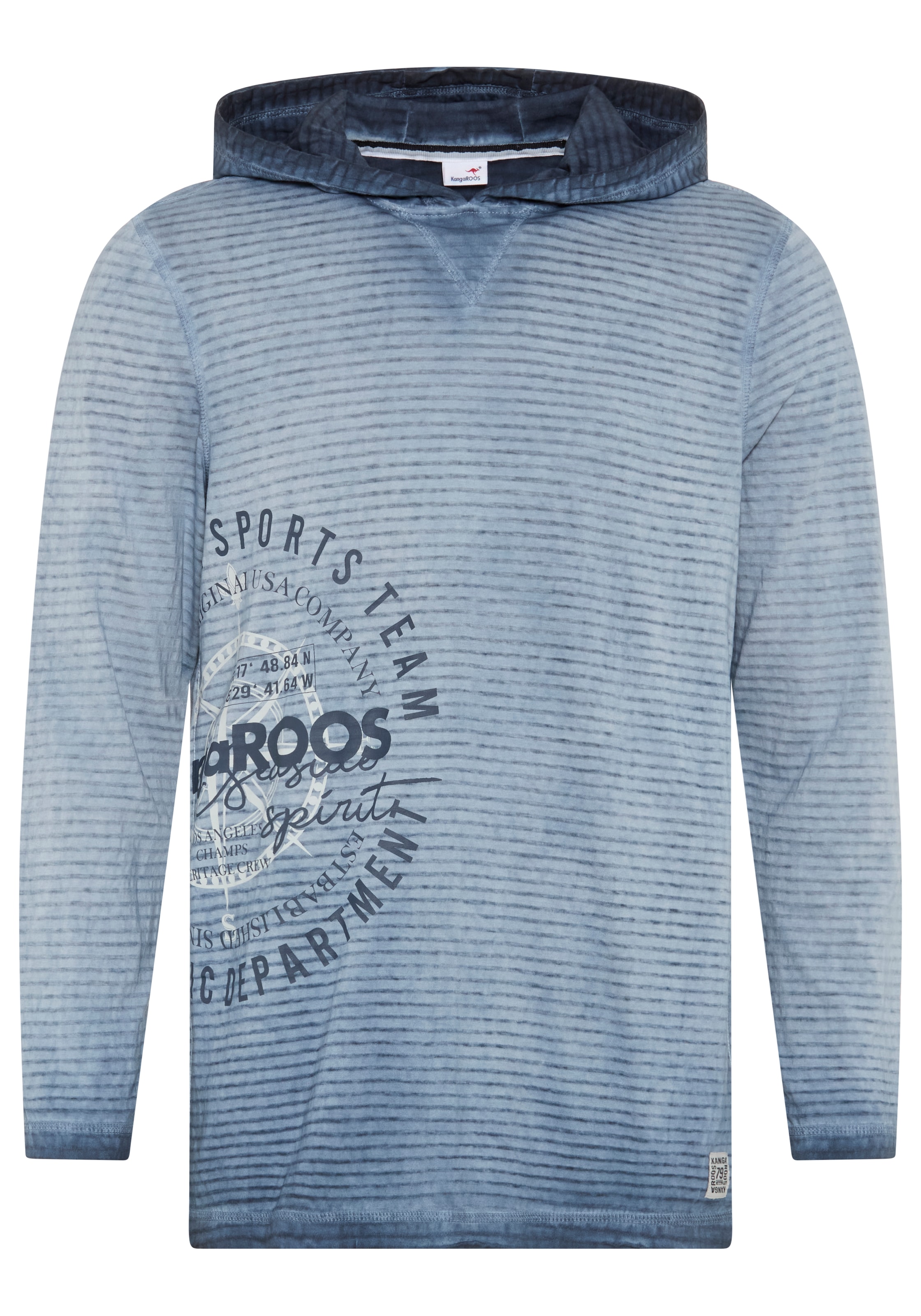 KangaROOS Shirt in Blue: front