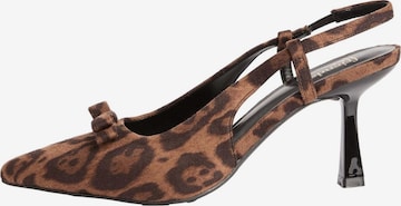 Escarpins à bride arrière Friends Like These en marron : devant