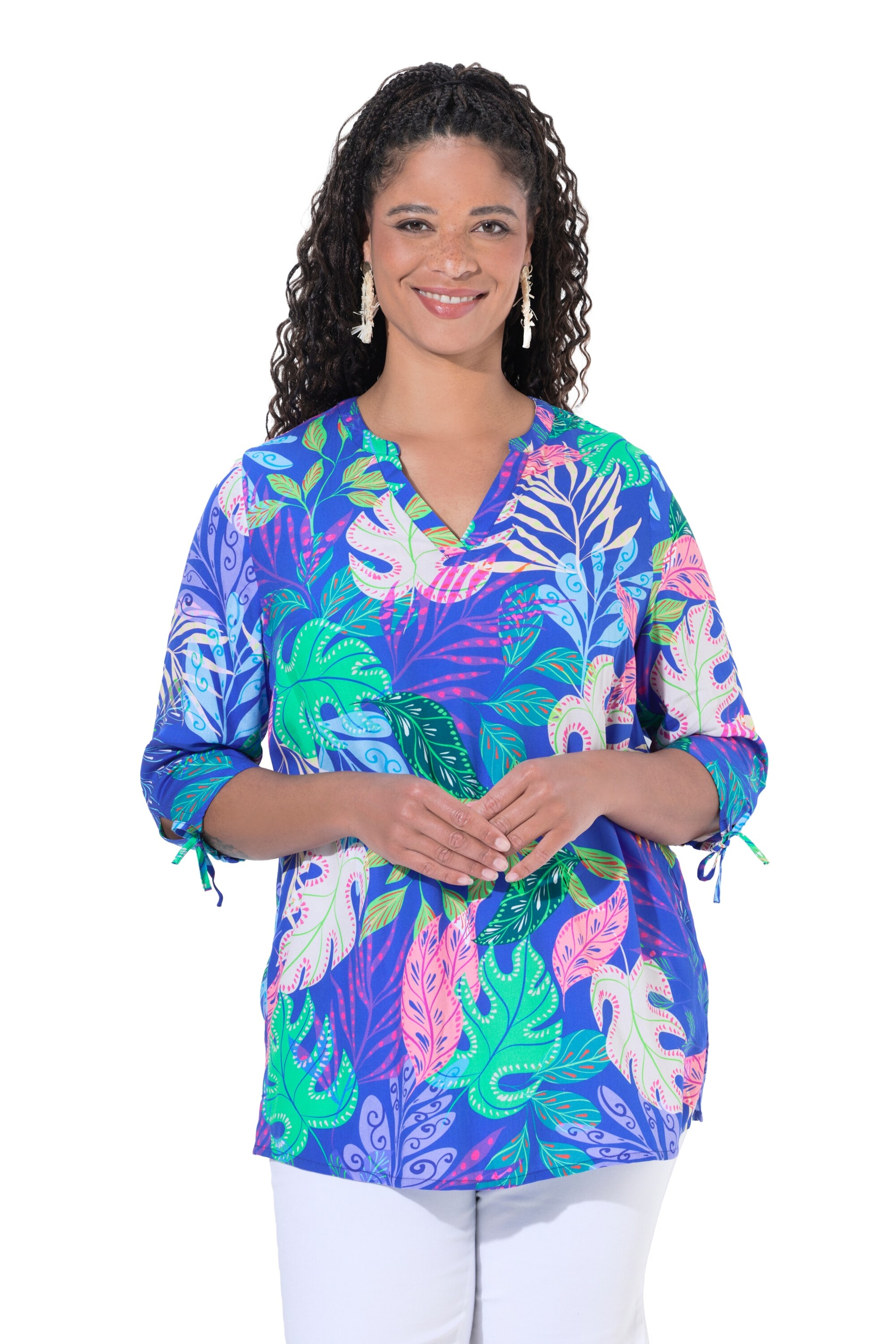 Angel of Style Blouse in Blauw: voorkant