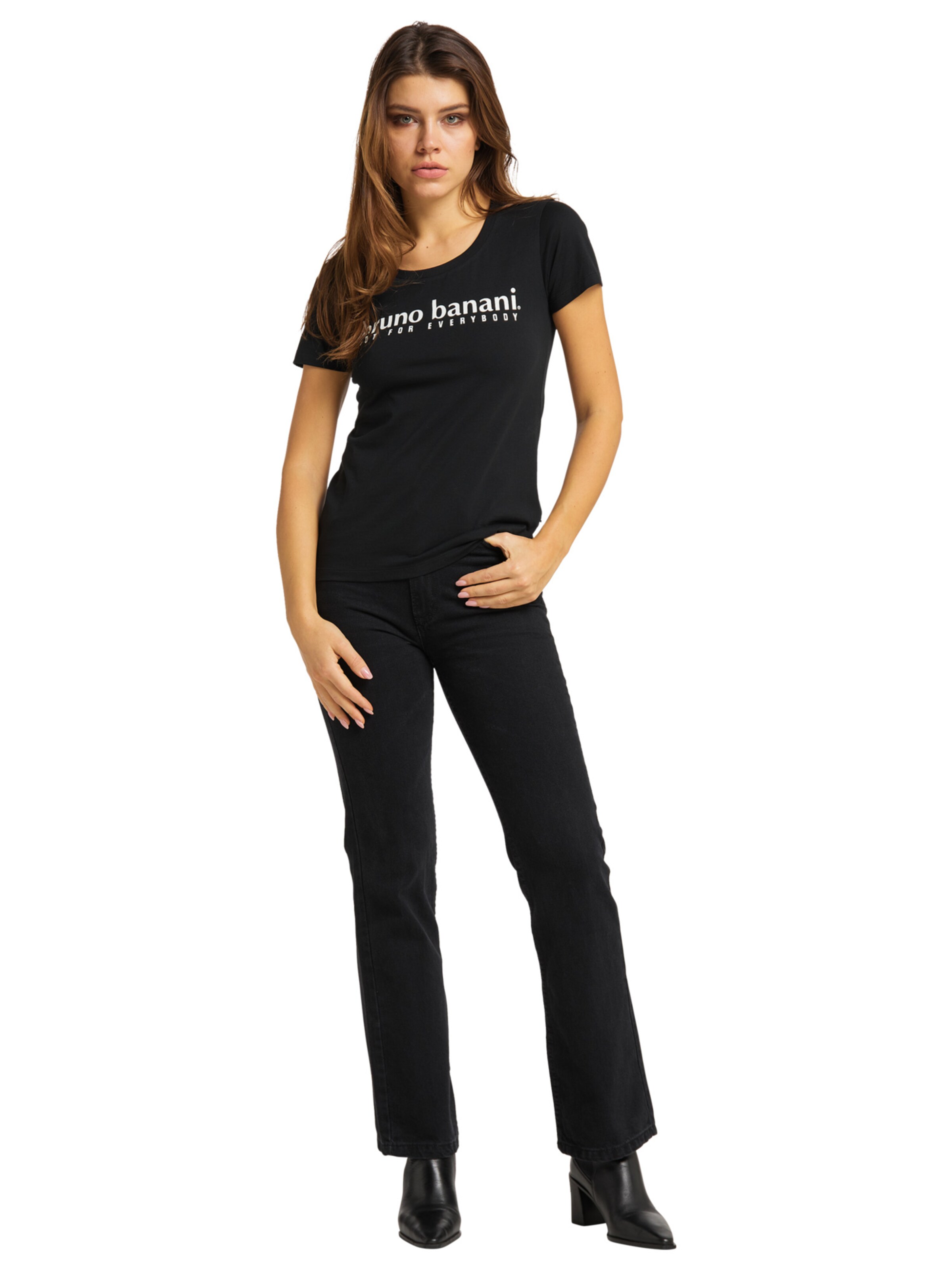 Bruno Banani T-Shirt 'BAIRD' in Schwarz