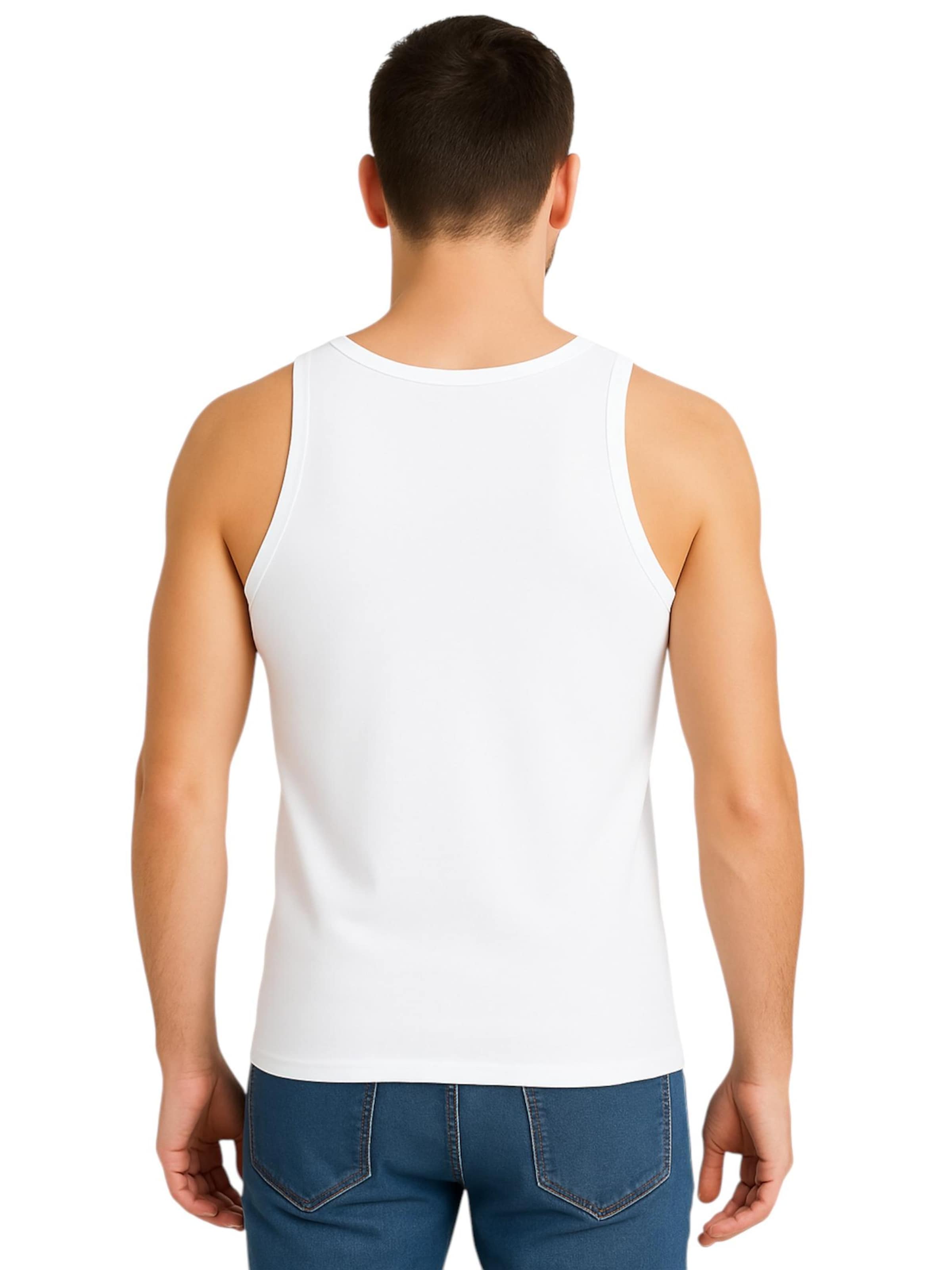 fashionshowcase - Camiseta térmica 'BasicPack' en blanco