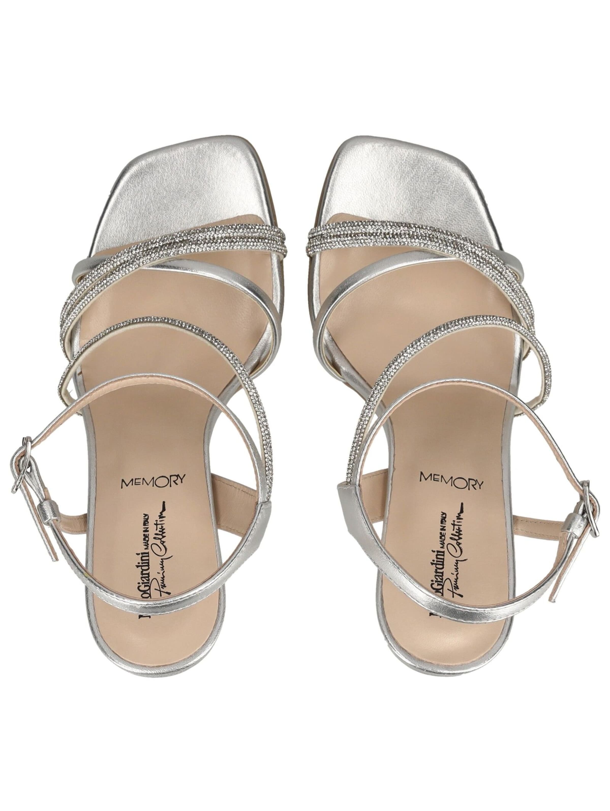 Sandales Nero Giardini en argent