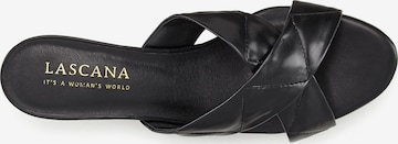 LASCANA Mules in Black