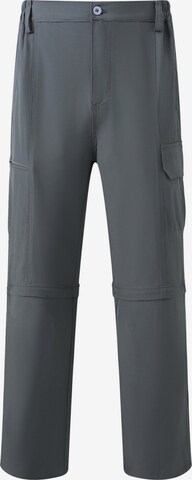 YOUTHUP Regular Cargo Pants in Grey: front