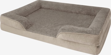 Aspero Tierbett ' Kotka ' in Beige: Vorderseite