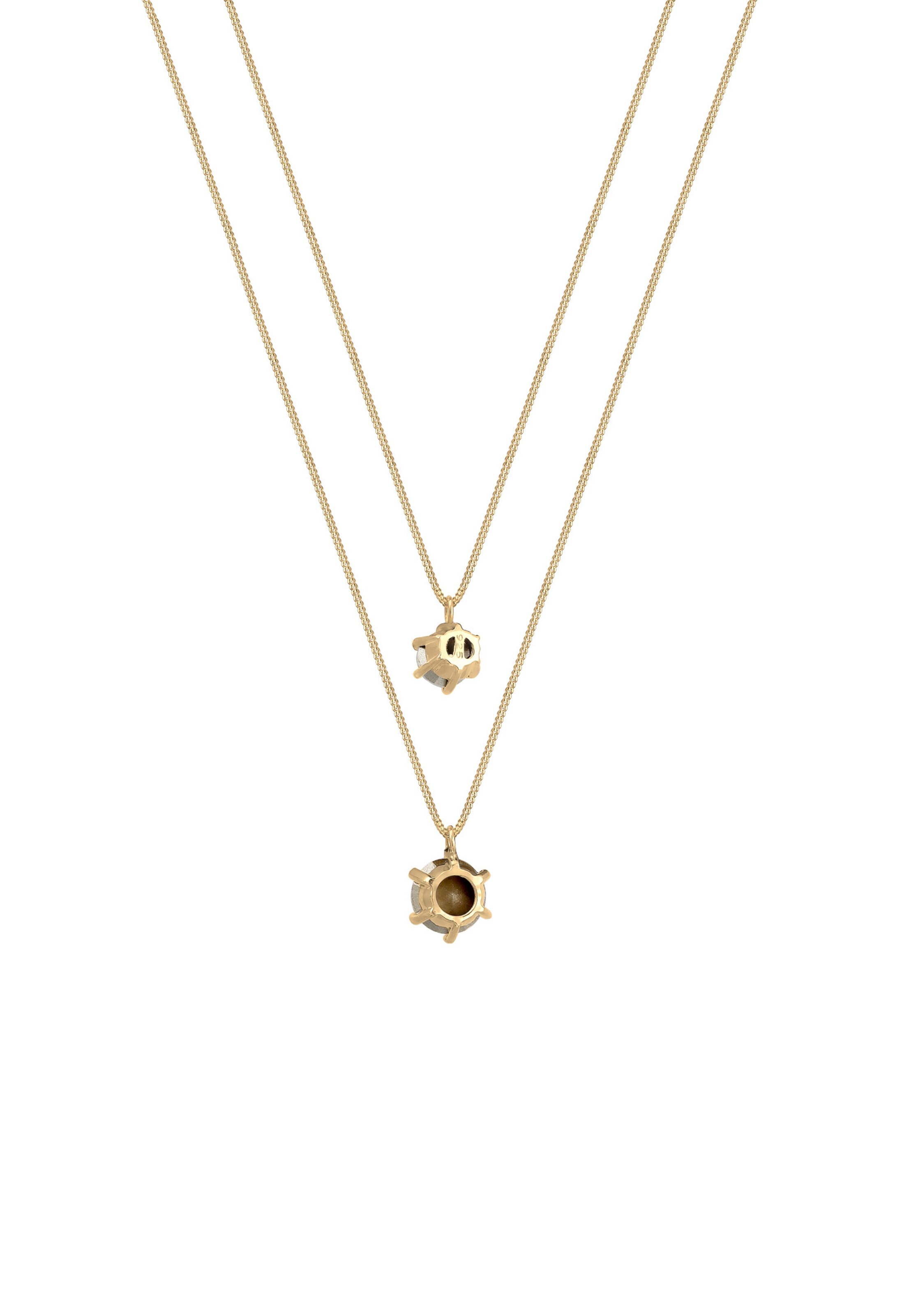 ELLI Kette 'Kristall' in Gold