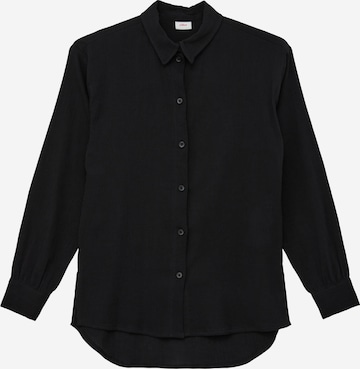 s.Oliver Blouse in Zwart: voorkant