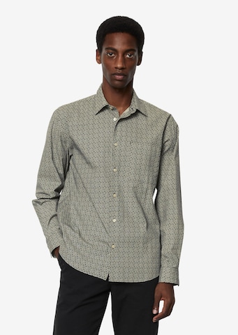 Marc O'Polo Regular fit Button Up Shirt in Black: front