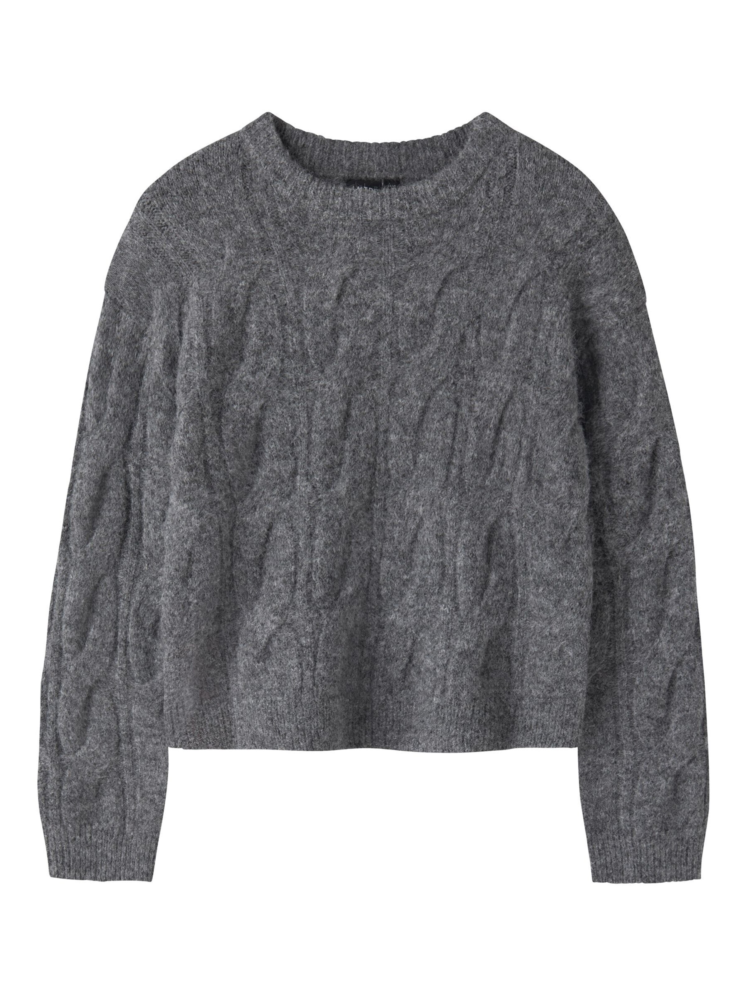 Pull-over LMTD en gris : devant