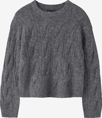 Pullover di LMTD in grigio: frontale