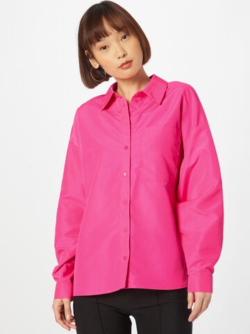 PIECES Bluse 'Jylla' i rosa: forside