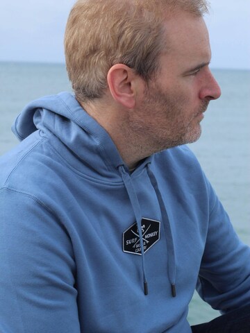 Surf Monkey - Sweatshirt em azul: frente