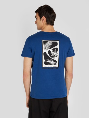 T-Shirt BLEND en bleu : devant